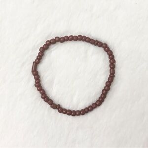 5/$25 🩷 Stretch Beaded Bracelet in Brown